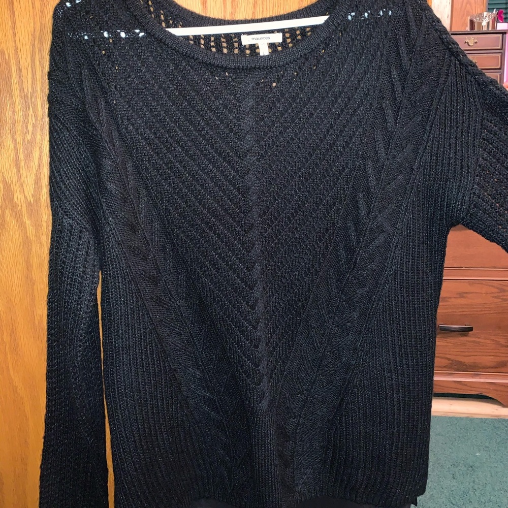 Maurices black sweater